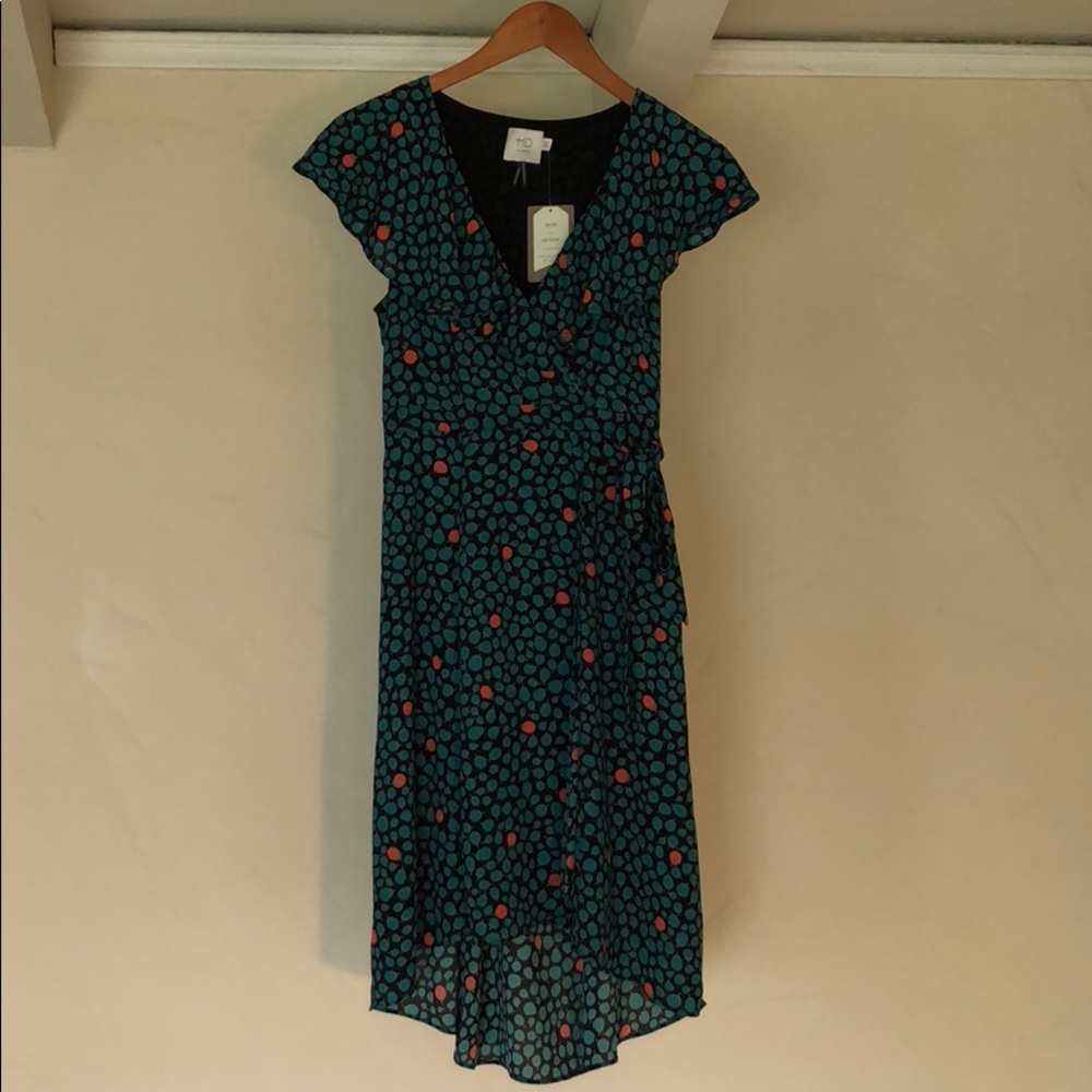 Anthropologie HD IN PARIS faux wrap dress